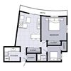 Pine Key two Bedroom one Bathroom Floor plan